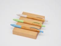 Шариковая ручка с корпусом из бамбука с логотипом Алтай в интернет-магазине Akwood