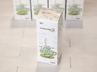 Белая сувенирная упаковка с алтайским чаем в интернет магазине Akwood